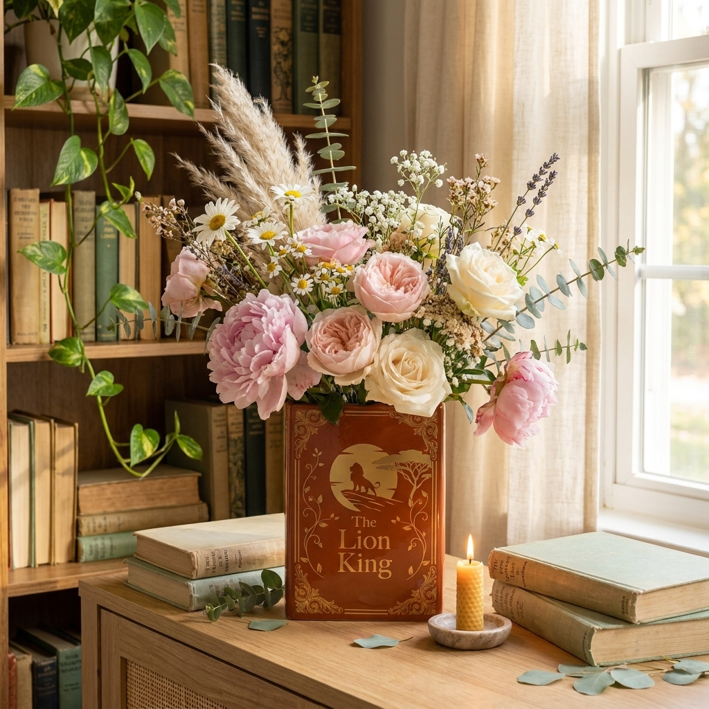 The lion king vase